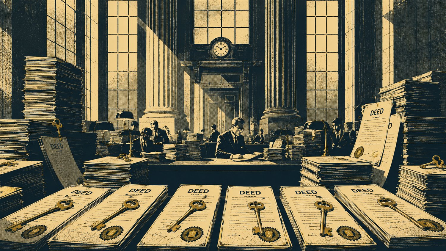 A boardroom mid-deal